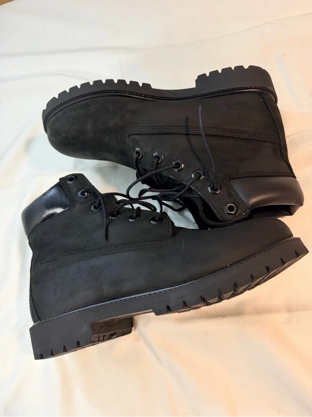 Timberland Black Rugged Tread Boots